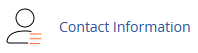 The Contact Information icon in the Preferences section of the cPanel home page