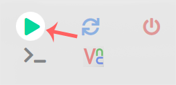 The Start control in Virtualizor used to boot the VPS after the root password change