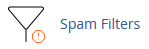 The Spam Filters icon in the Email section of cPanel