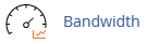 Bandwidth icon in the cPanel Metrics section