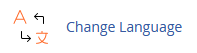 The Change Language icon inside the Preferences section of the cPanel Jupiter interface