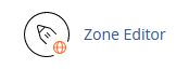 The Zone Editor icon in the Domains section of the cPanel home screen