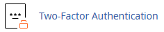 The Two-Factor Authentication icon in the Security section of the cPanel home screen