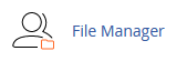 The File Manager icon in the Files section of cPanel