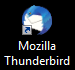 The Mozilla Thunderbird desktop shortcut icon
